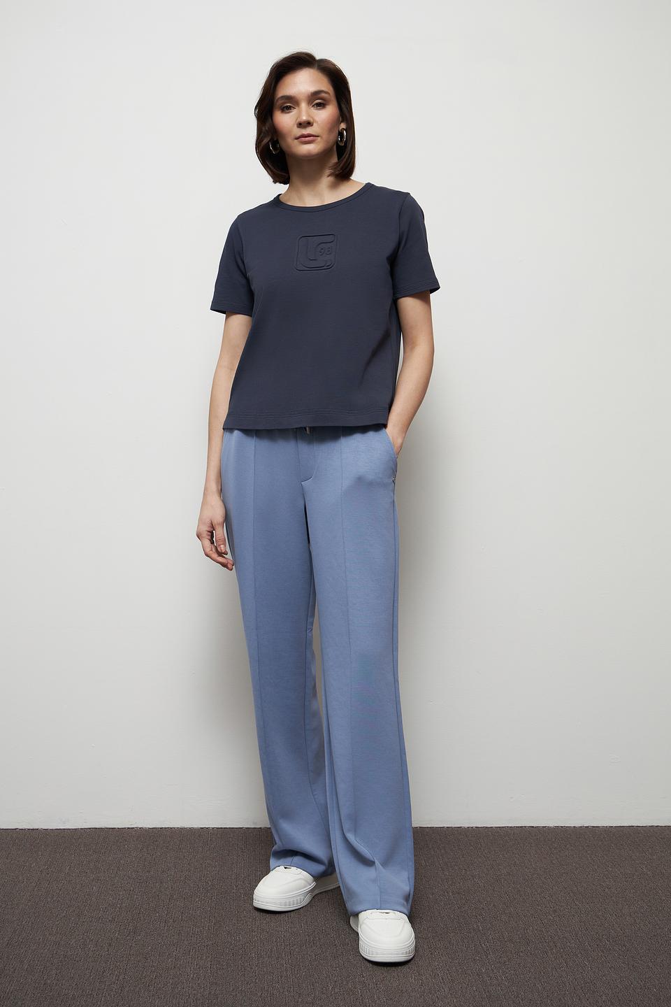 Брюки трикотажные Bugatti голубые