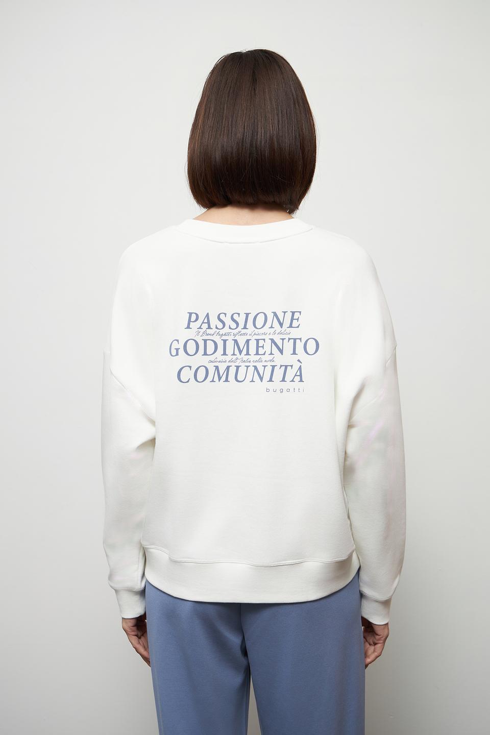 Толстовка Bugatti с логотипом белая