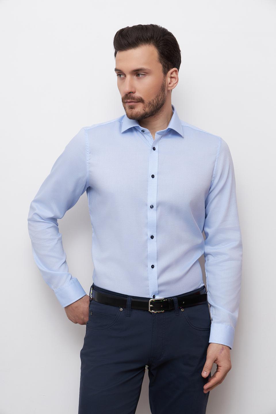 Рубашка Venti men голубая