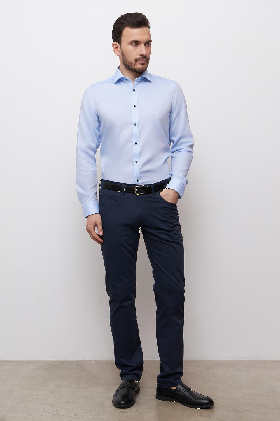 Рубашка Venti men голубая