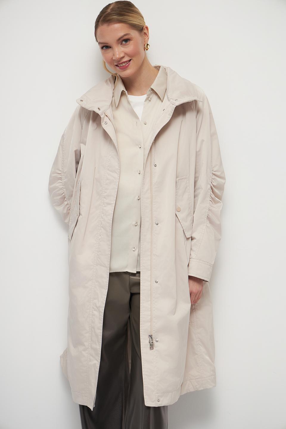 Плащ Marc Cain бежевый