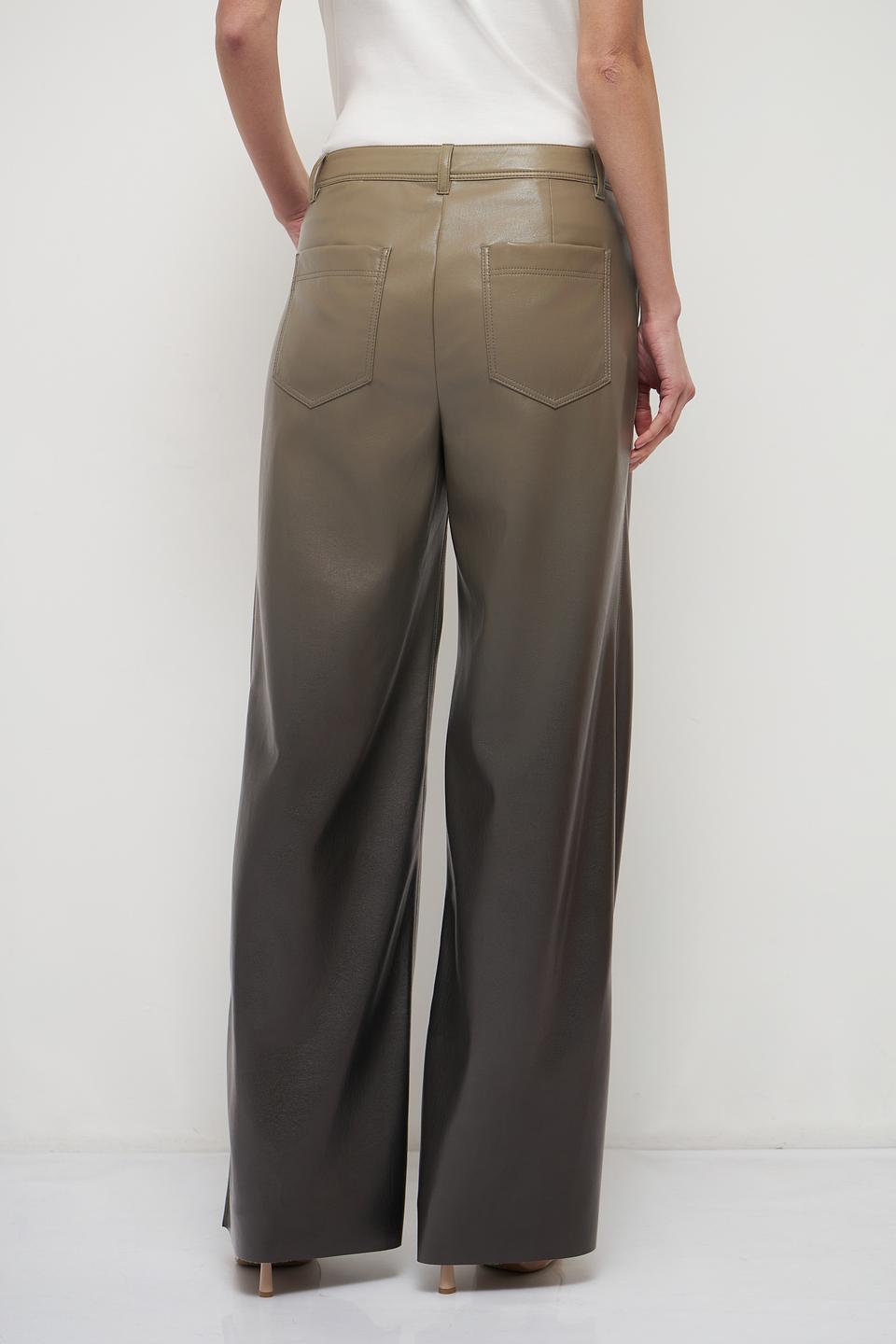 Брюки кожа Marc Cain хаки