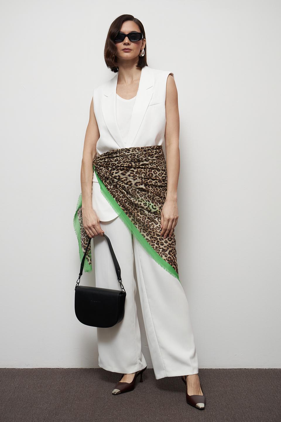 Платок Marc Cain леопардовый