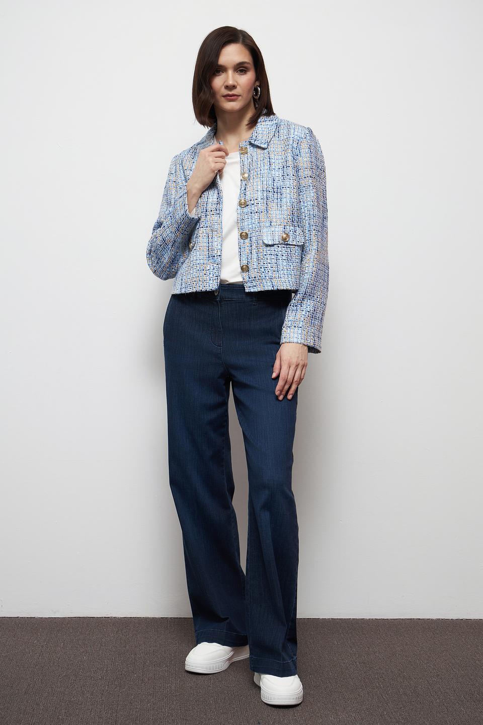 Жакет Betty Barclay в клетку голубой