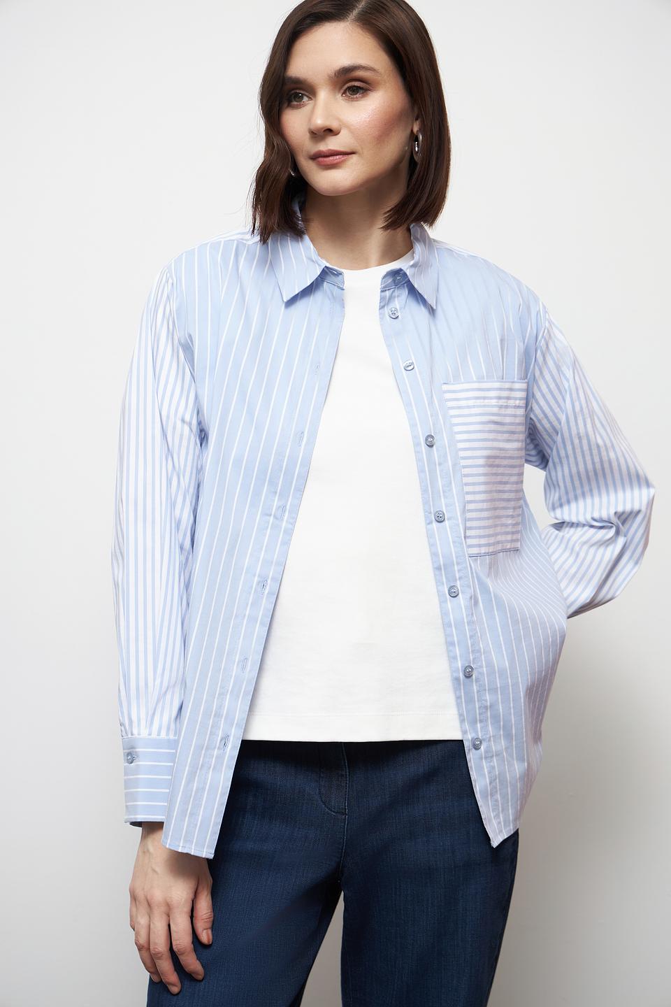Рубашка Betty Barclay в полоску голубую