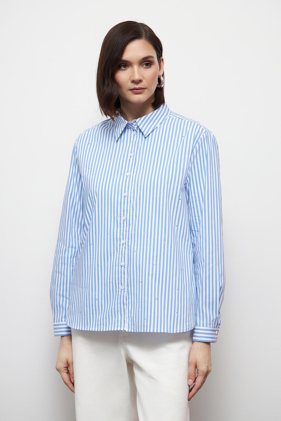 Рубашка Betty Barclay в полоску голубую