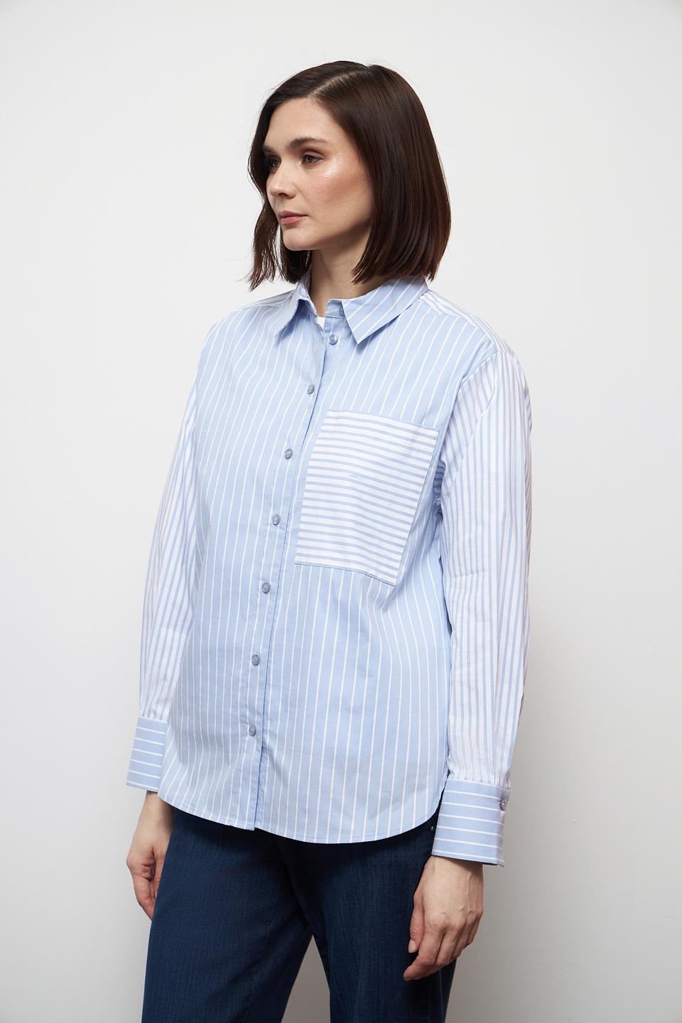 Рубашка Betty Barclay в полоску голубую