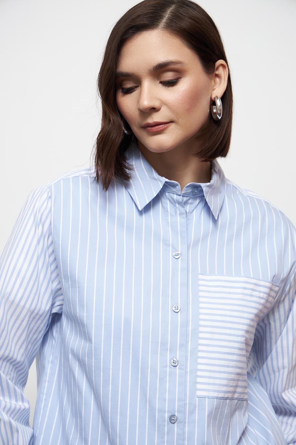 Рубашка Betty Barclay в полоску голубую