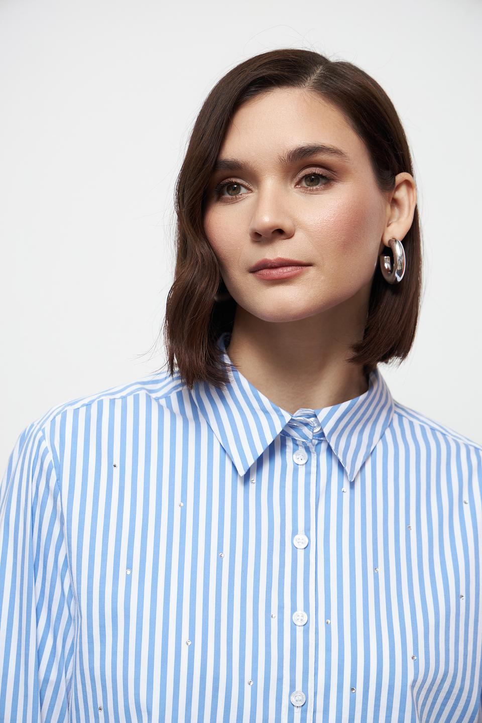 Рубашка Betty Barclay в полоску голубую