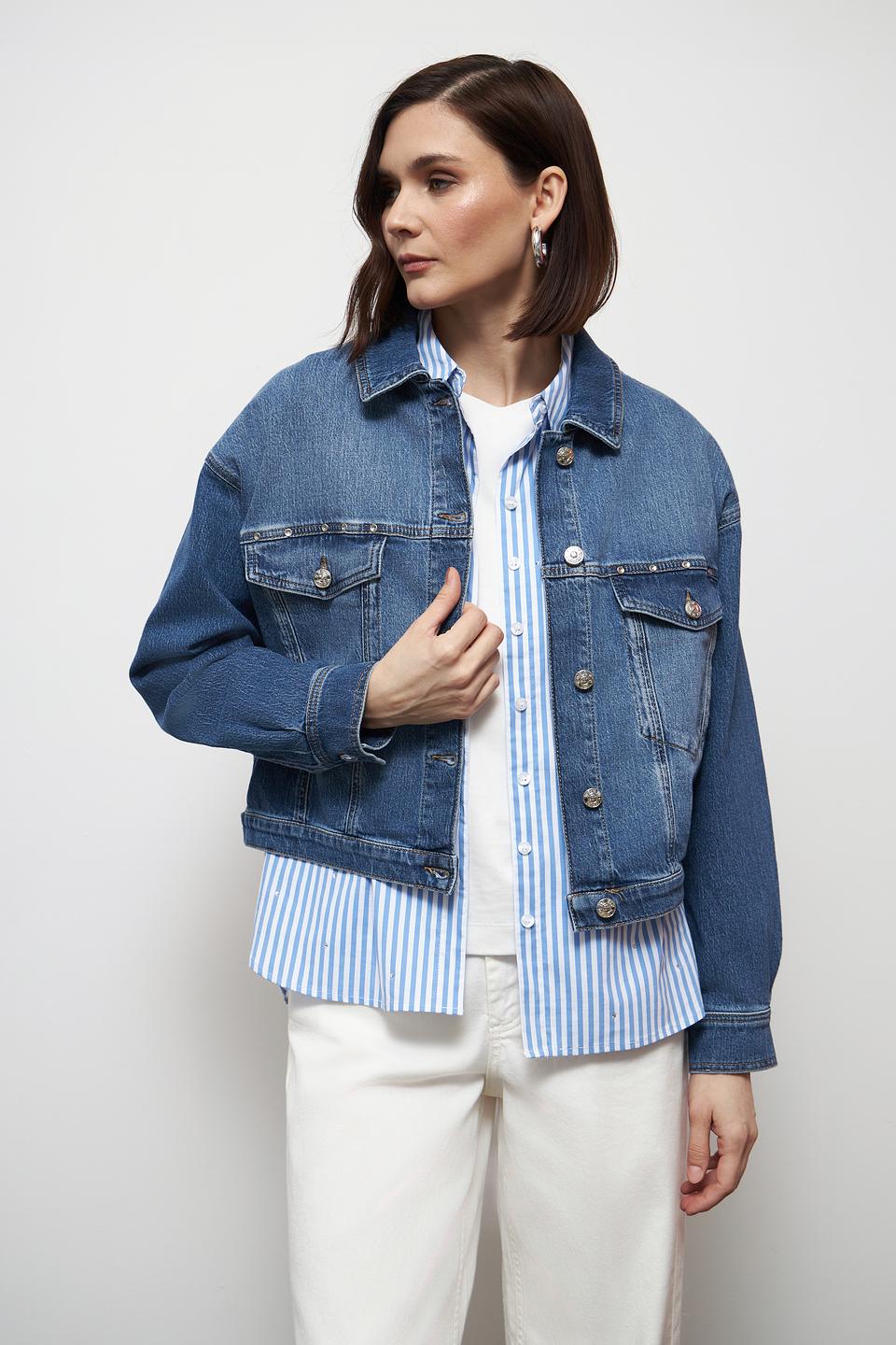 Жакет Oui джинсовый оверсайз