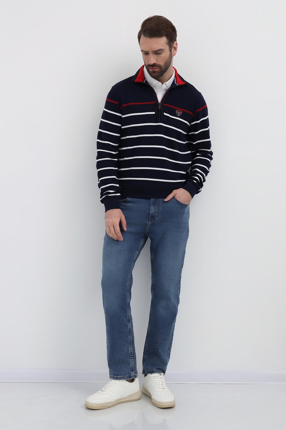 Джемпер Monte Carlo в полоску