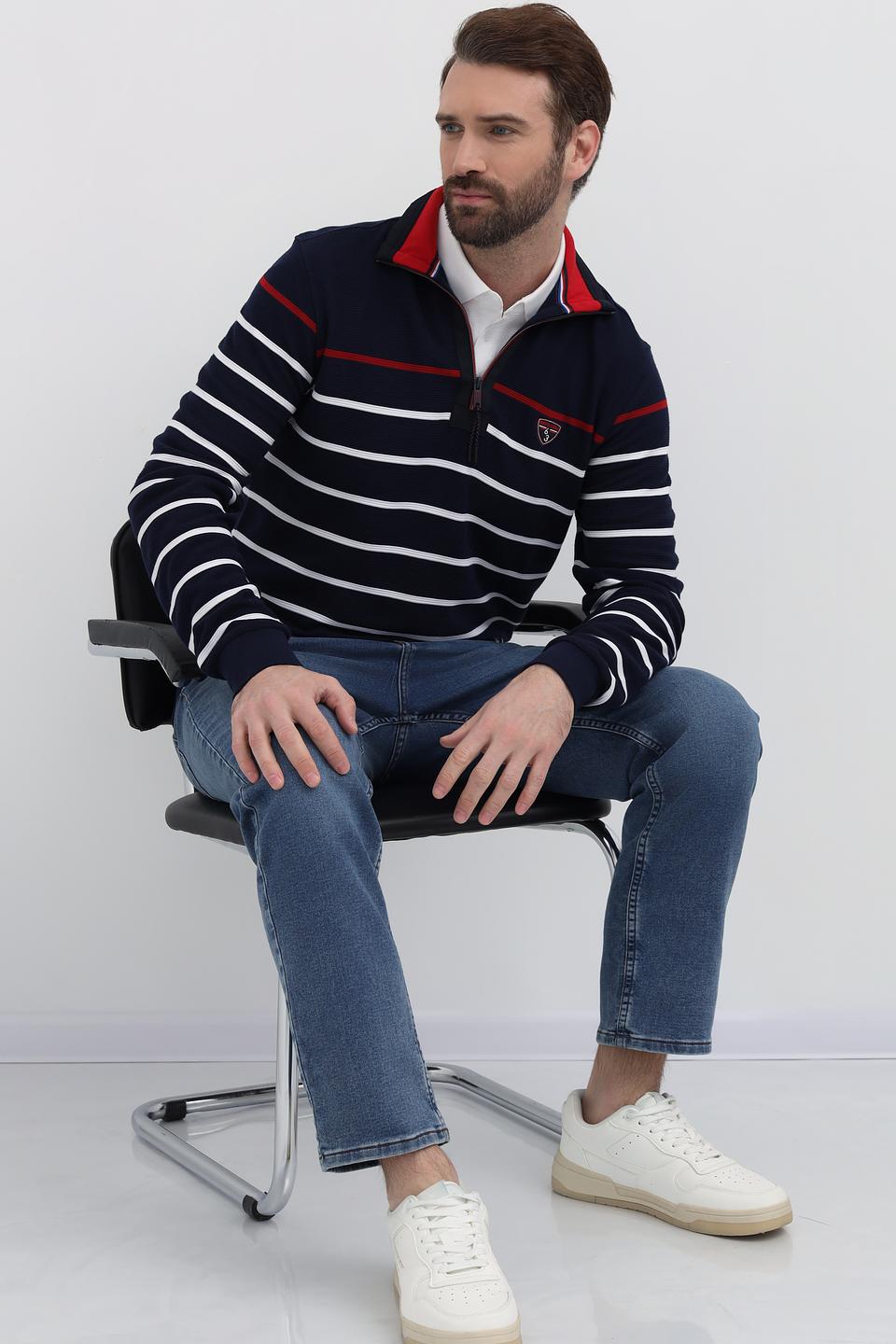 Джемпер Monte Carlo в полоску