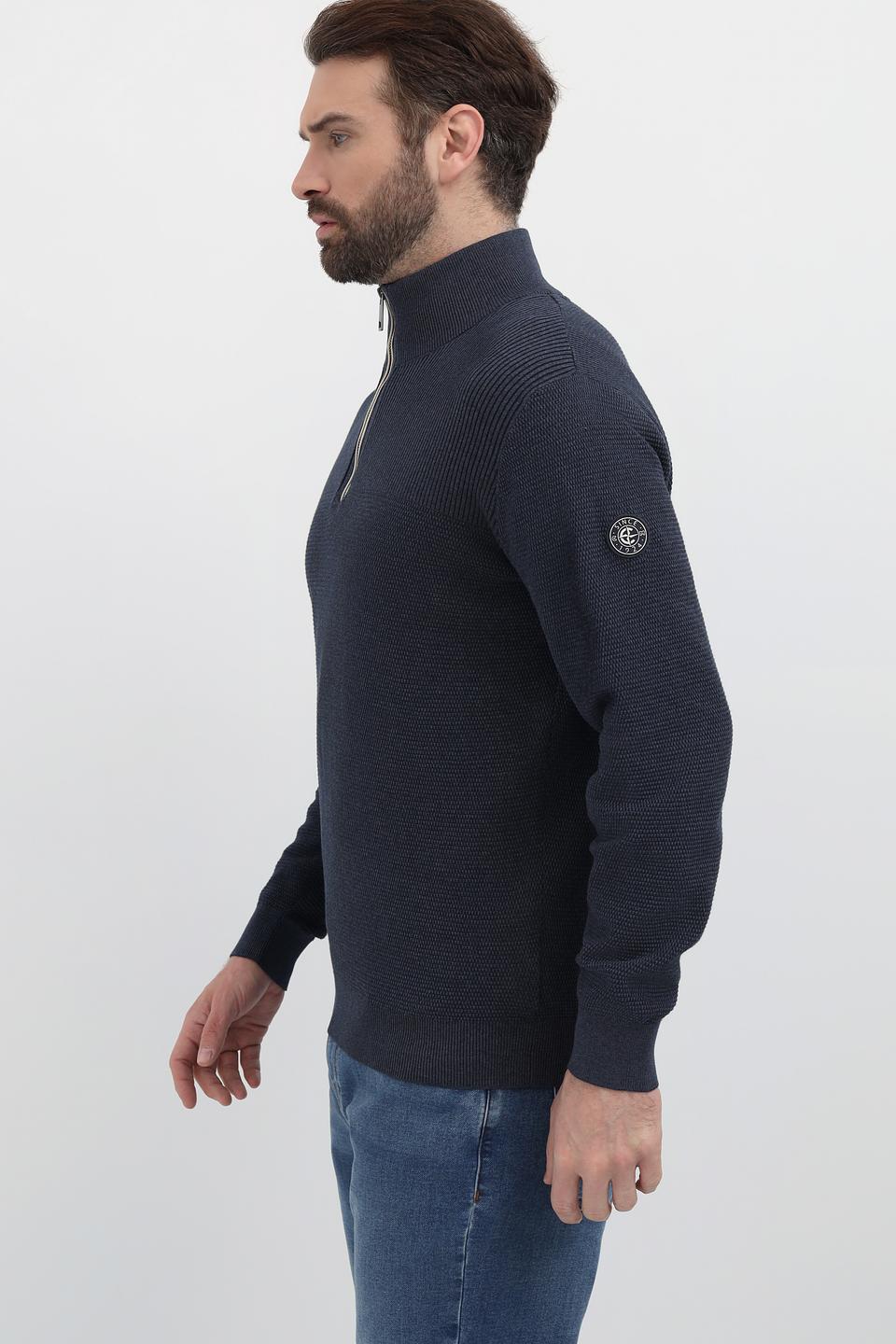 Джемпер Casa Moda с молнией синий