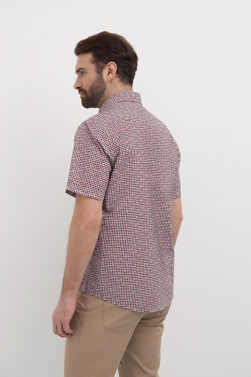 Рубашка кр-рукав Casa Moda в клетку