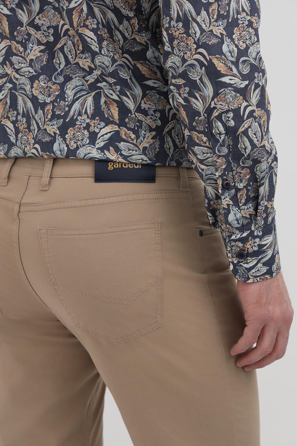 Брюки Gardeur бежевые slim fit