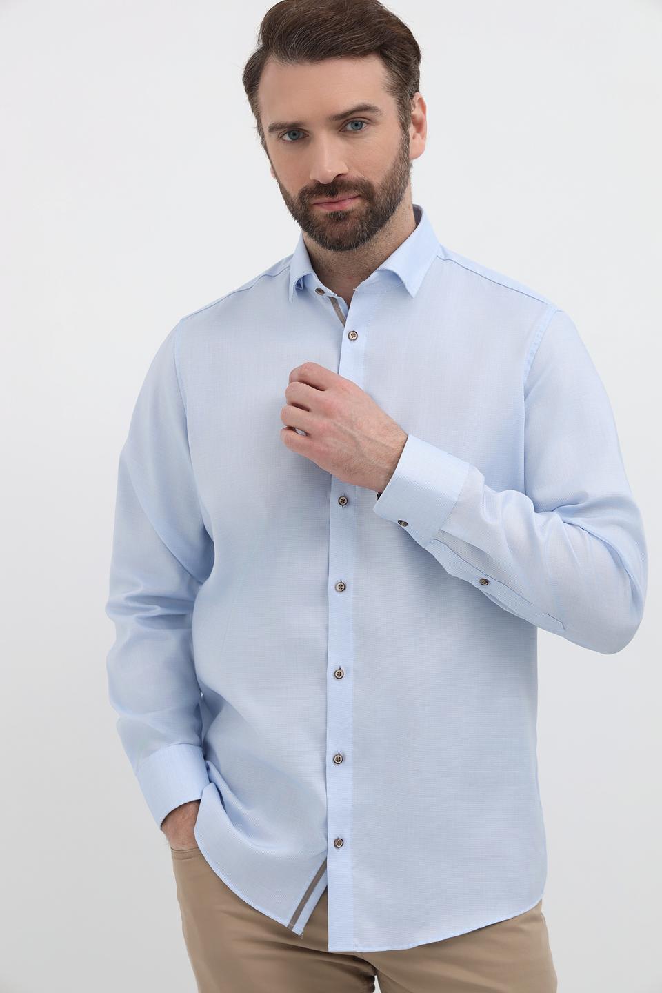 Рубашка Venti men голубая