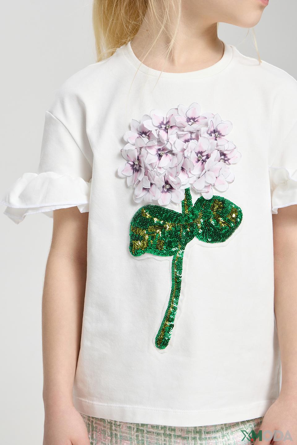 Футболка Choupette с цветком