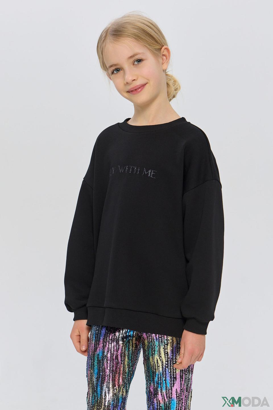 Джемпер Choupette детский чёрный с крыльями