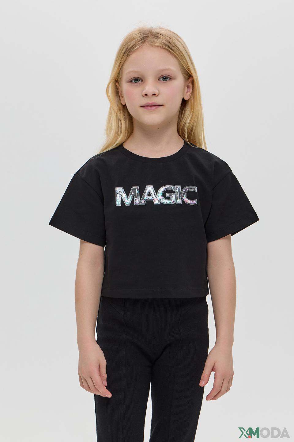 Блуза Choupette дев. с надписью Magic чёрная