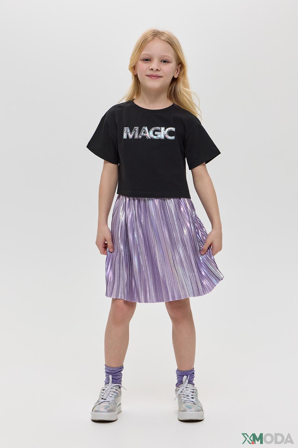 Блуза Choupette дев. с надписью Magic чёрная