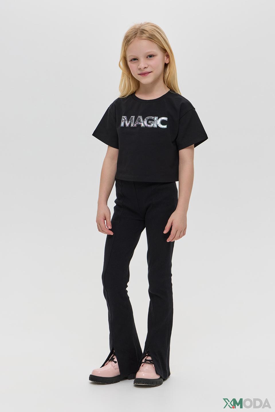 Блуза Choupette дев. с надписью Magic чёрная