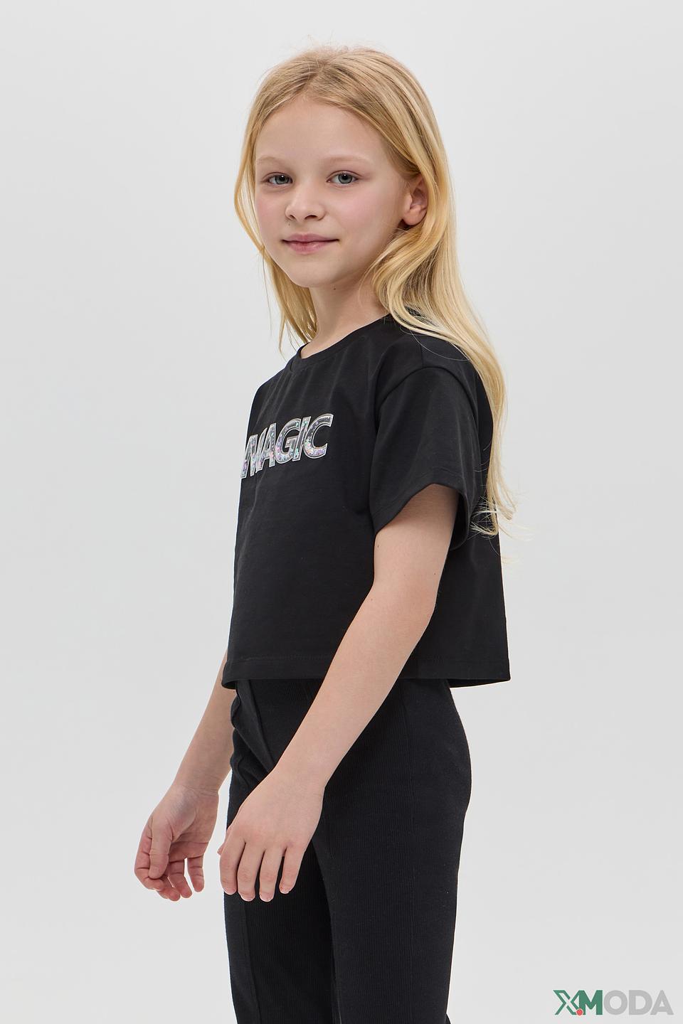 Блуза Choupette дев. с надписью Magic чёрная