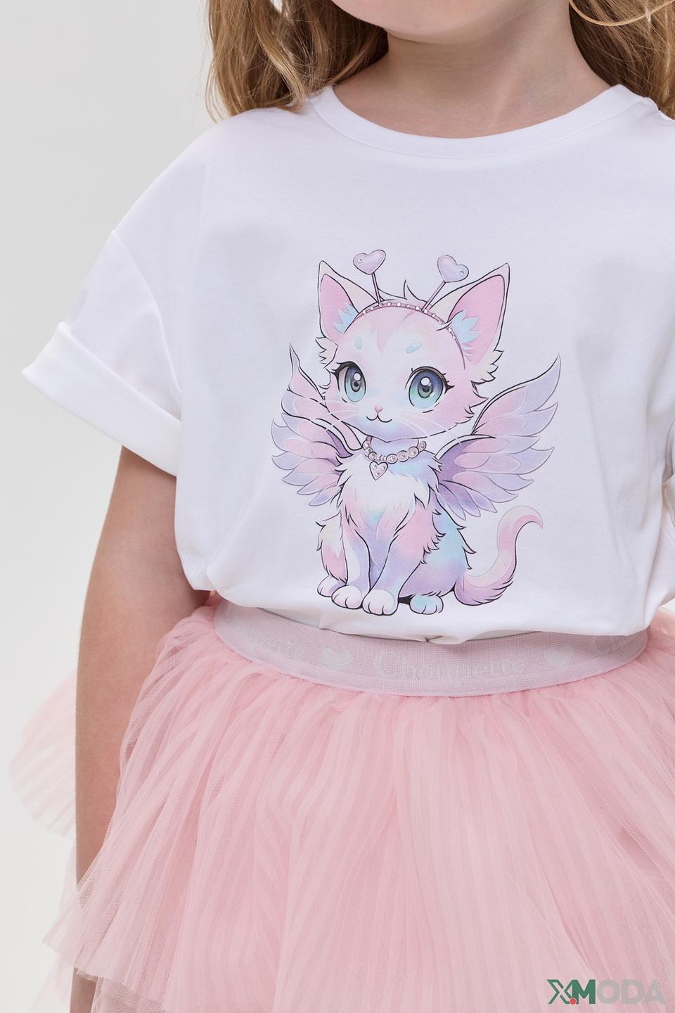 Футболка Choupette дев. с котиком