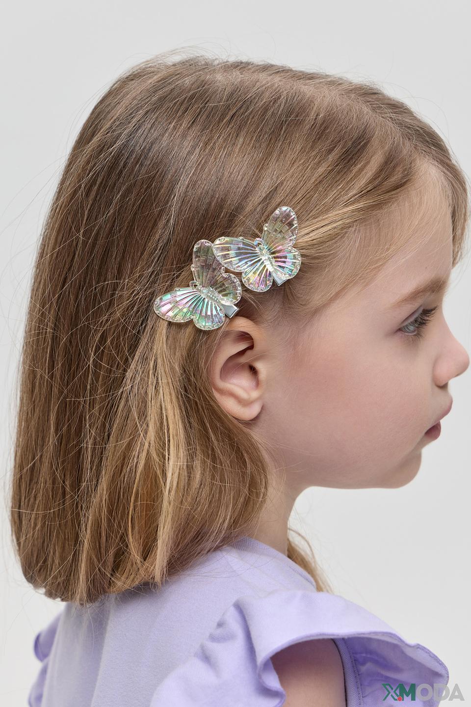 Футболка Choupette лавандовая с драконом и рукавами крылышками