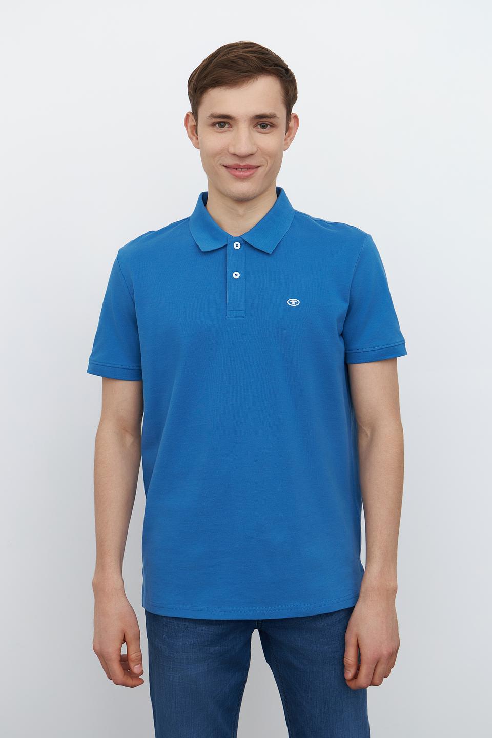 Поло Tom Tailor голубое
