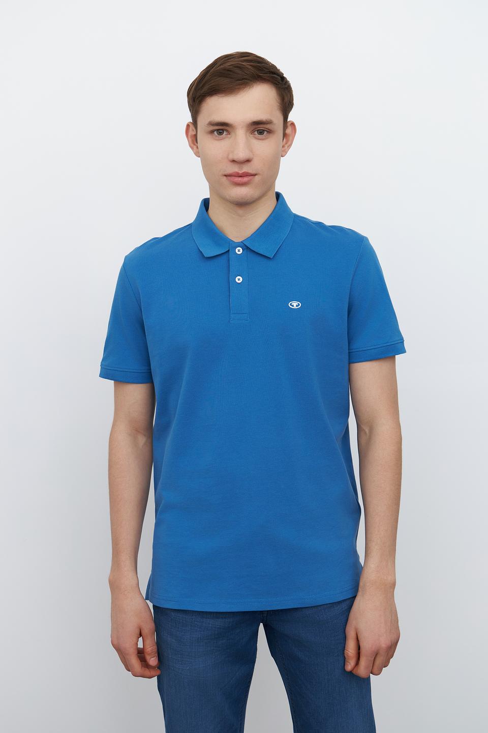 Поло Tom Tailor голубое