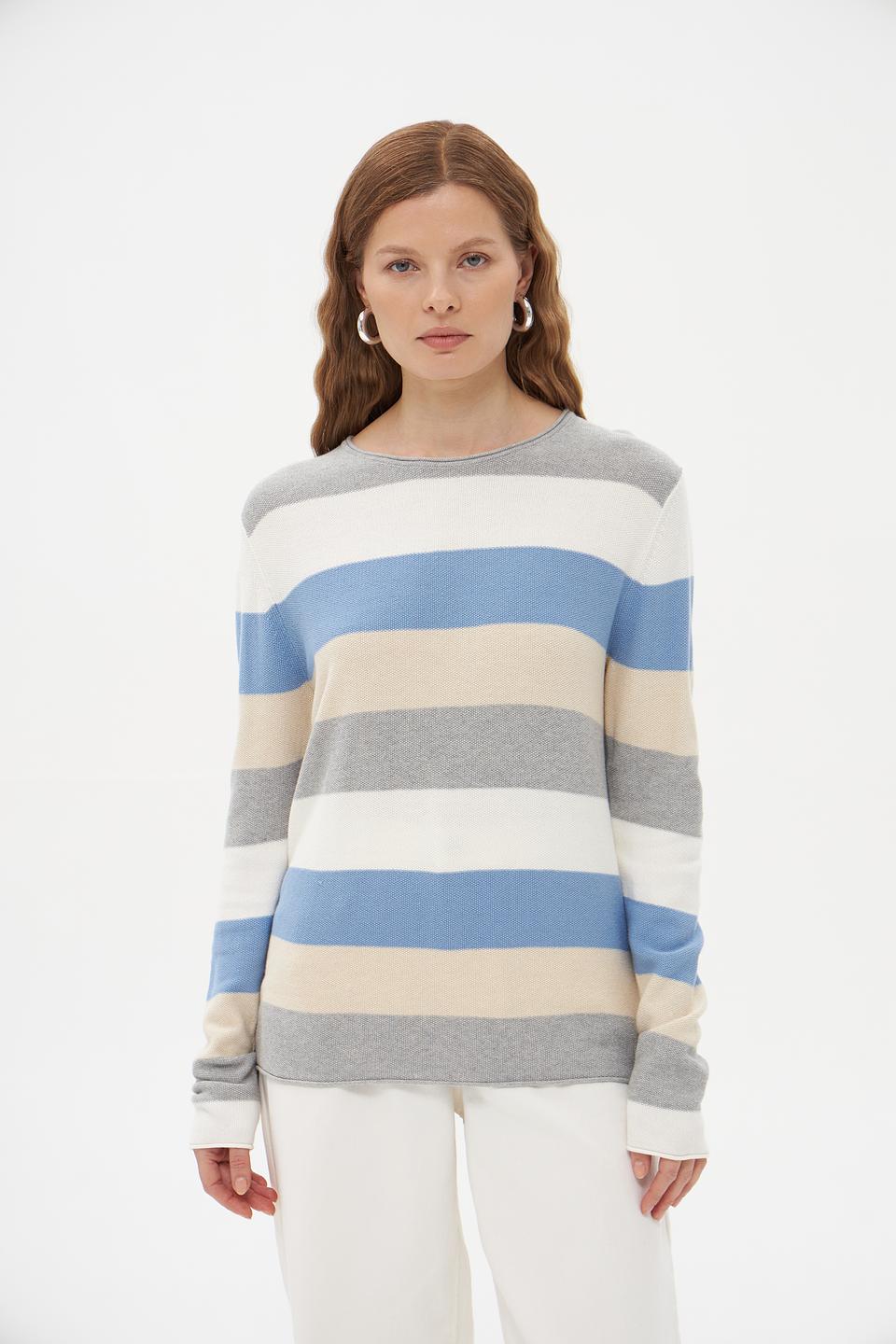 Пуловер Tom Tailor в полоску