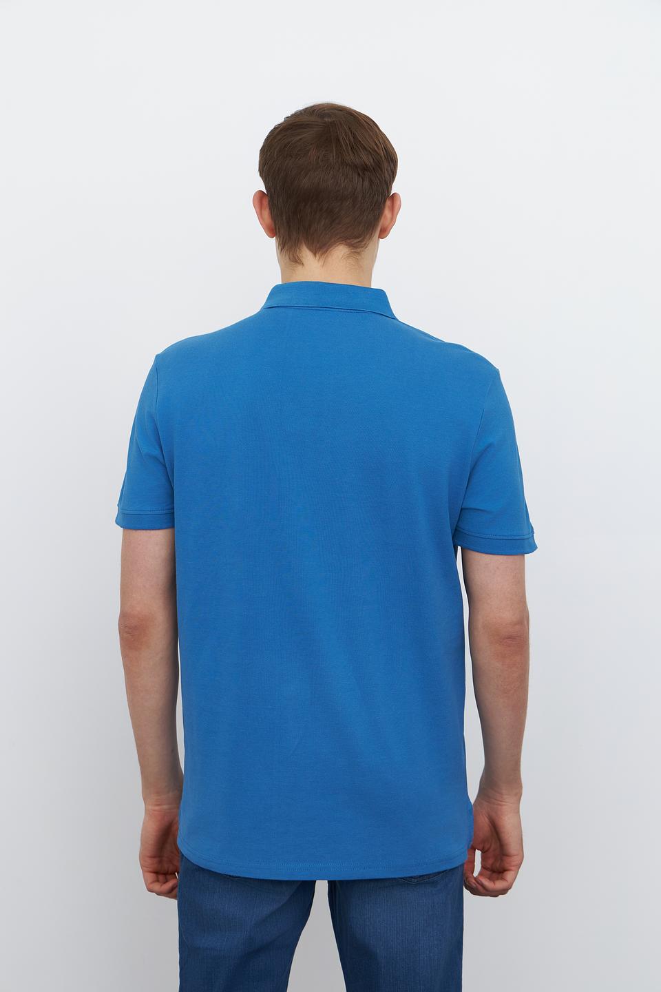 Поло Tom Tailor голубое