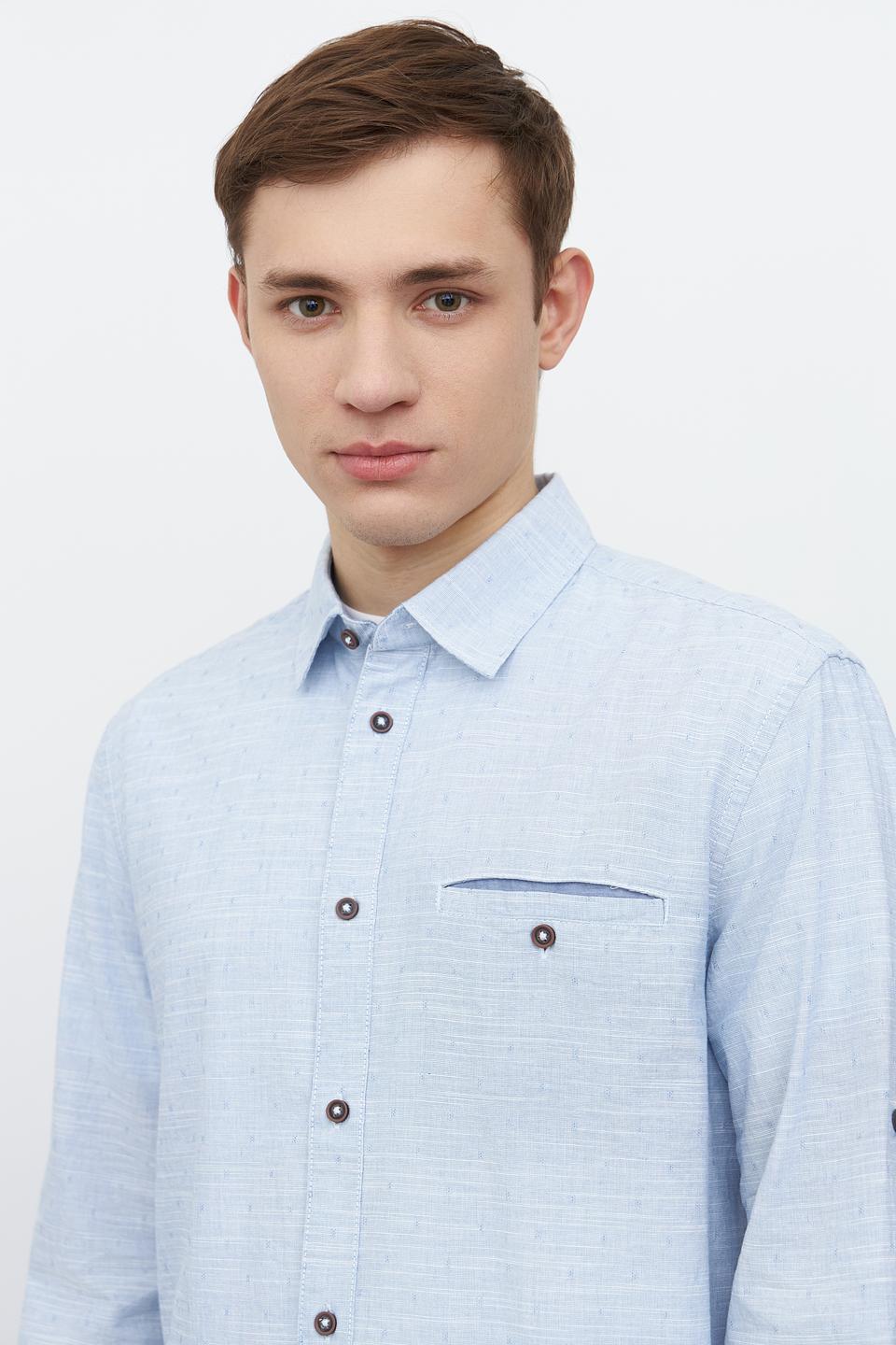 Рубашка дл Tom Tailor голубая