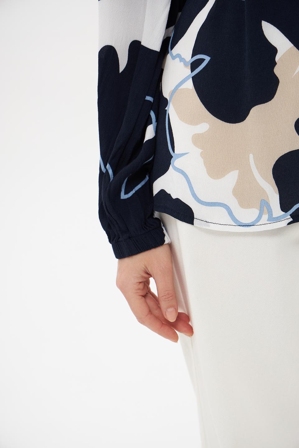 Блуза Tom Tailor с принтом