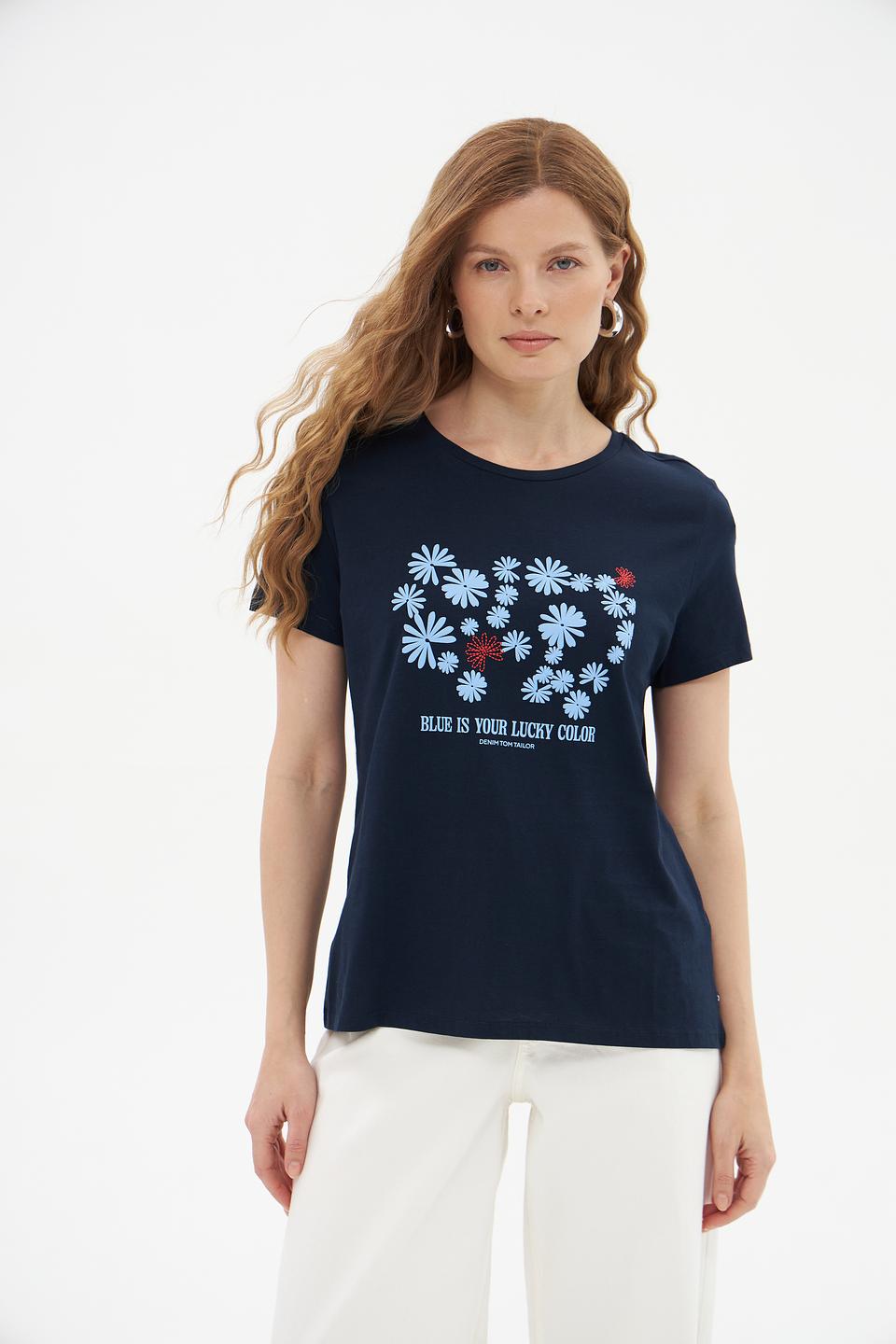 Футболка Tom Tailor denim с цветами