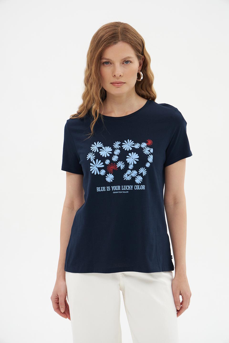 Футболка Tom Tailor denim с цветами