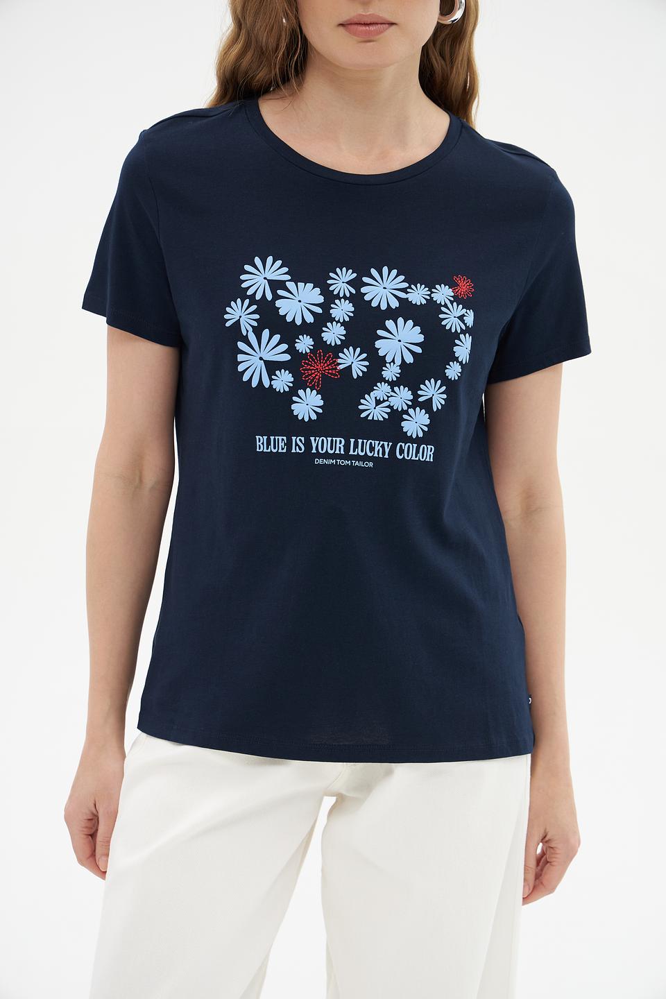 Футболка Tom Tailor denim с цветами