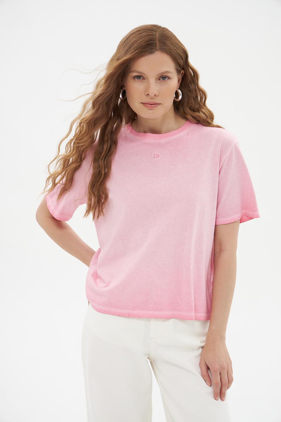 Футболка Tom Tailor denim розовый