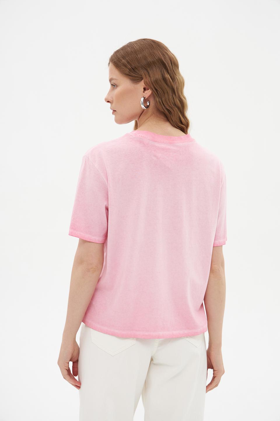 Футболка Tom Tailor denim розовый