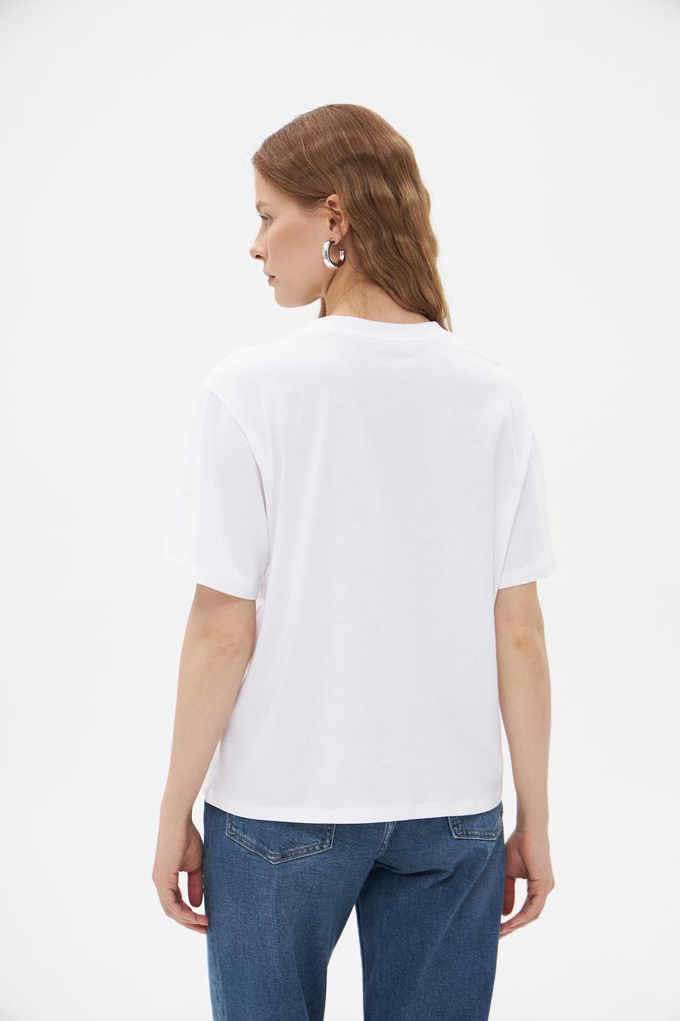 Футболка Tom Tailor denim женская белая