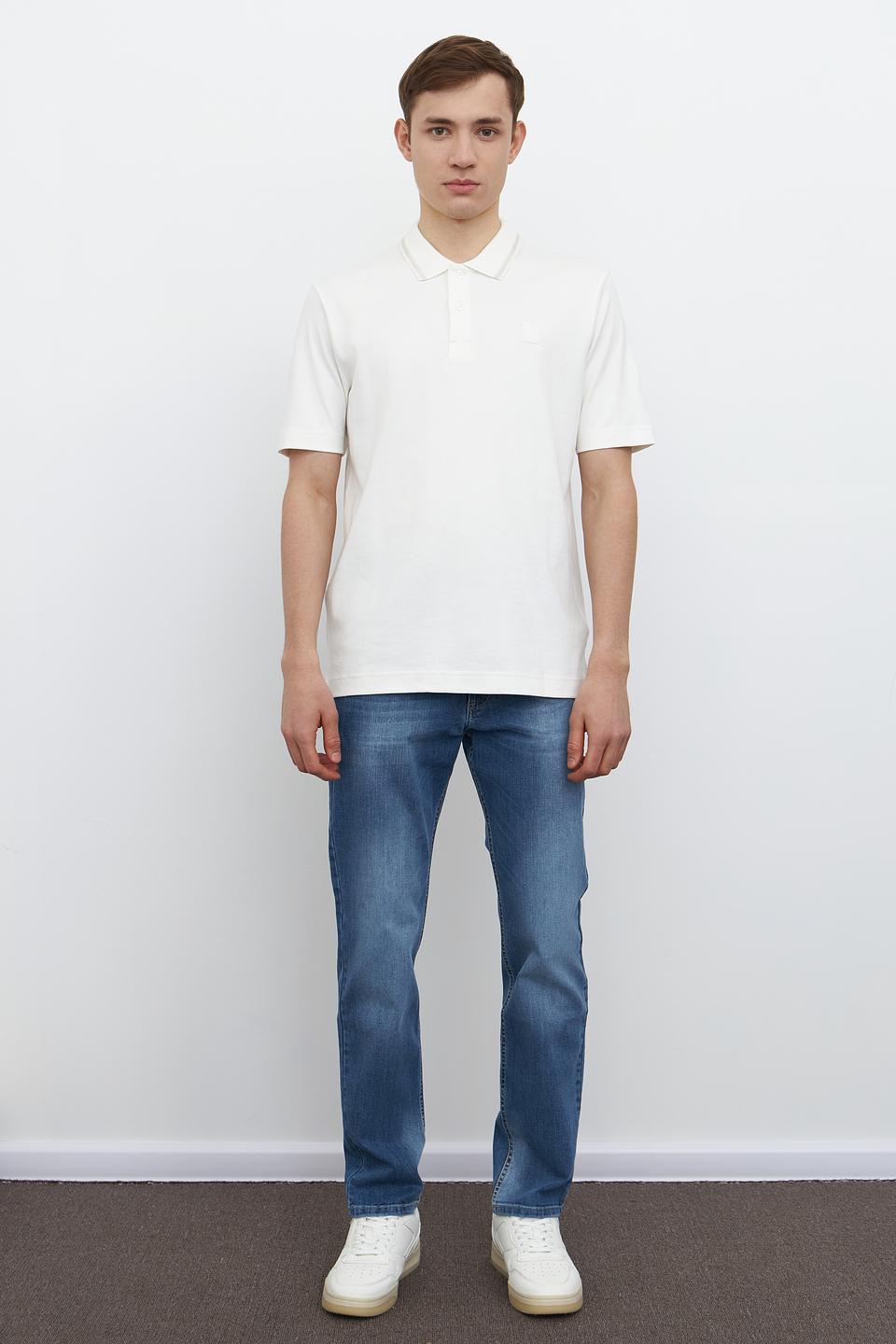 Поло Marc O Polo хлопковое белое