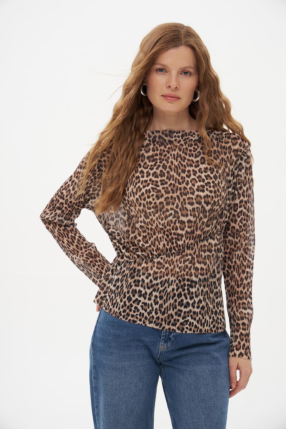 Блуза Rich and Royal леопард