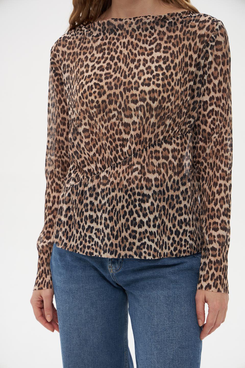 Блуза Rich and Royal леопард
