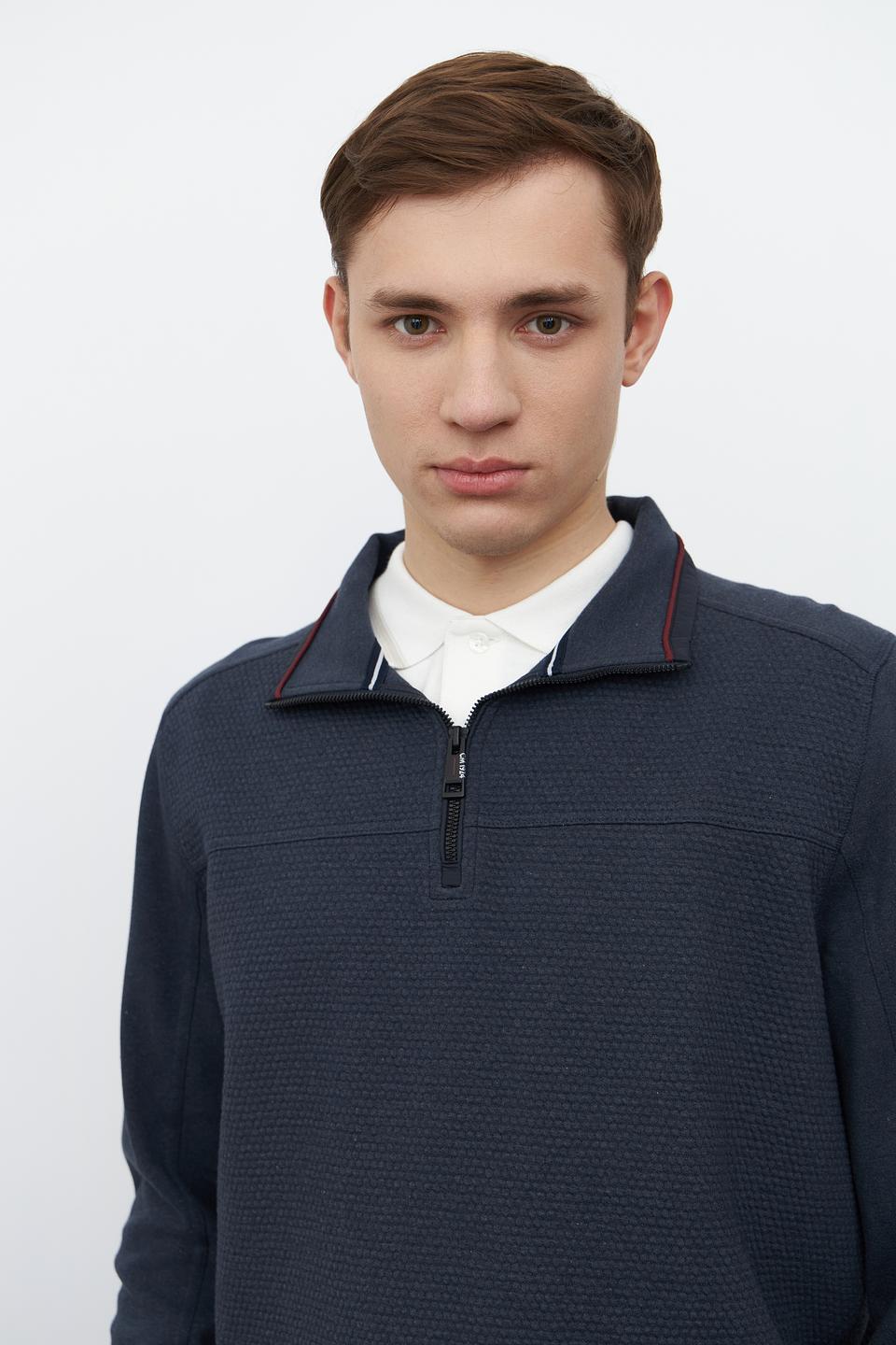 Джемпер Casa Moda с молнией темно-синий