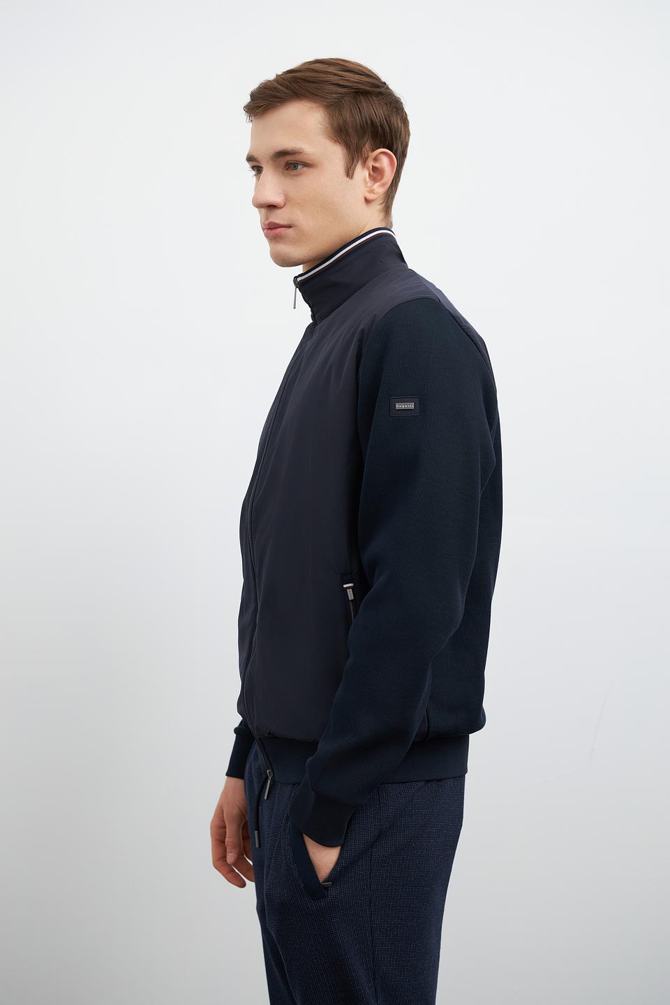 Кардиган Bugatti мужской тёмно-синий