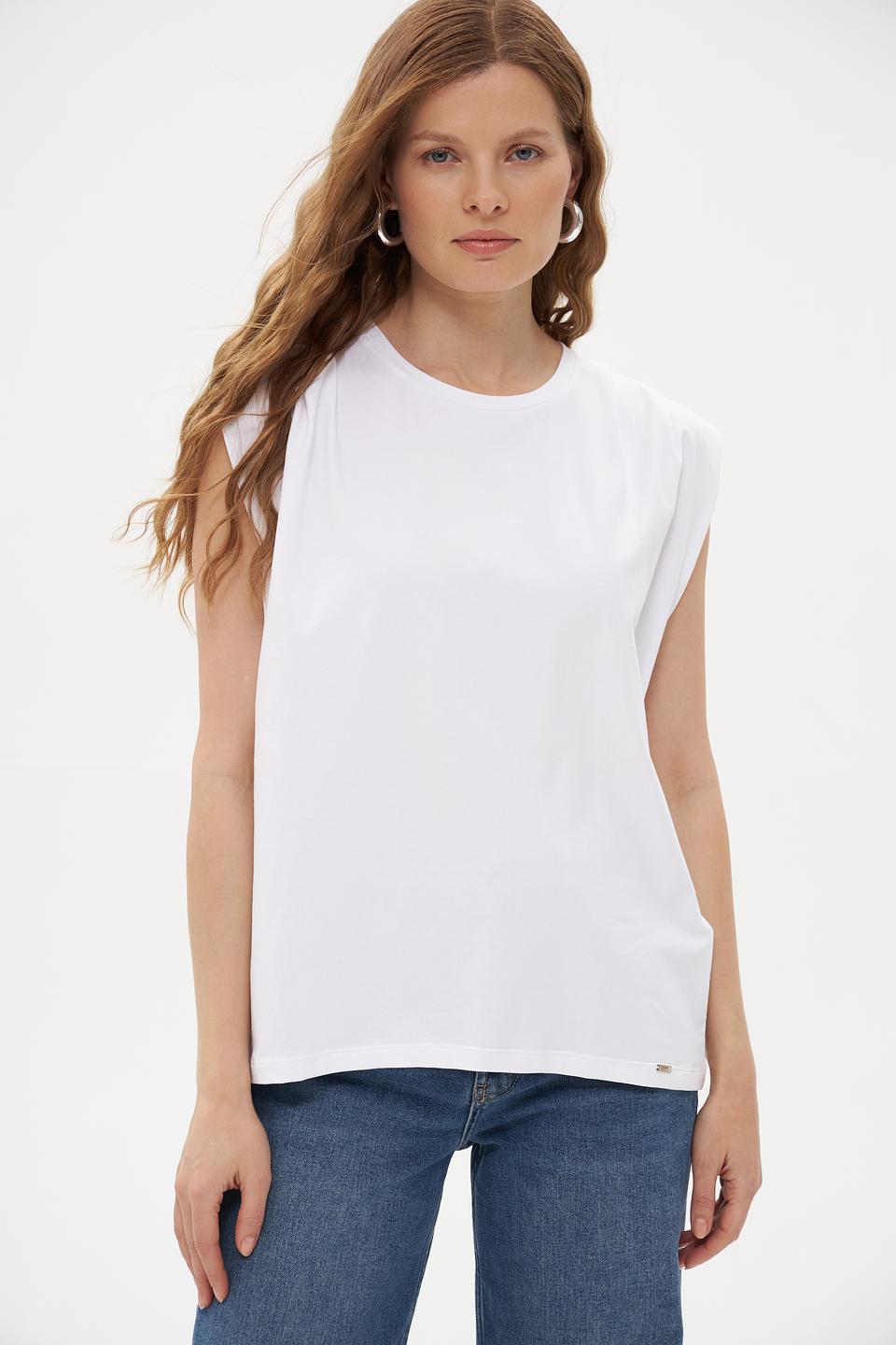 Топ Cinque женский белый с плечами