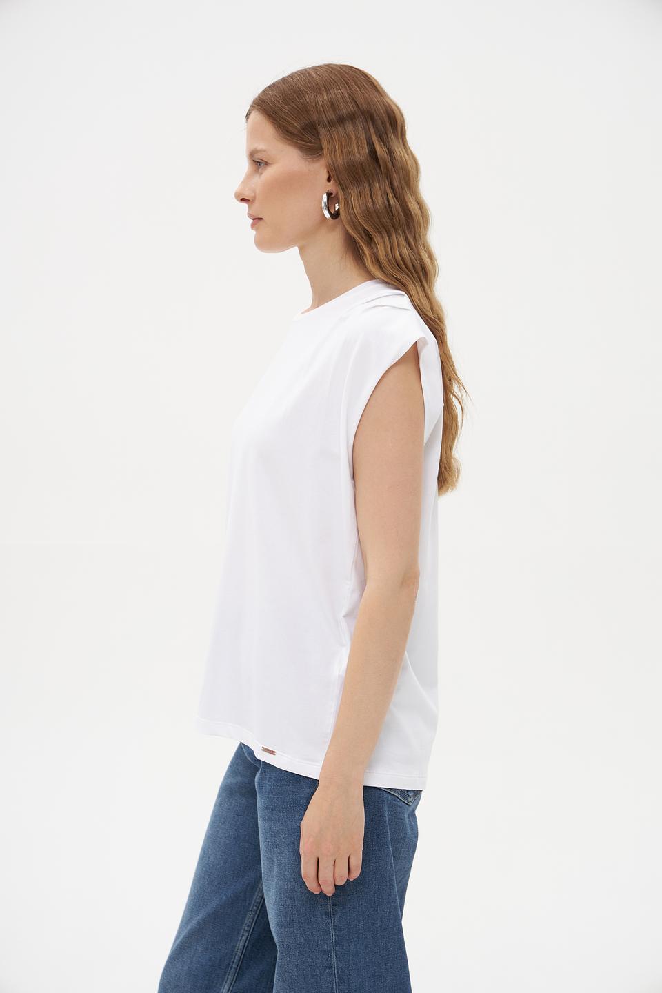Топ Cinque женский белый с плечами