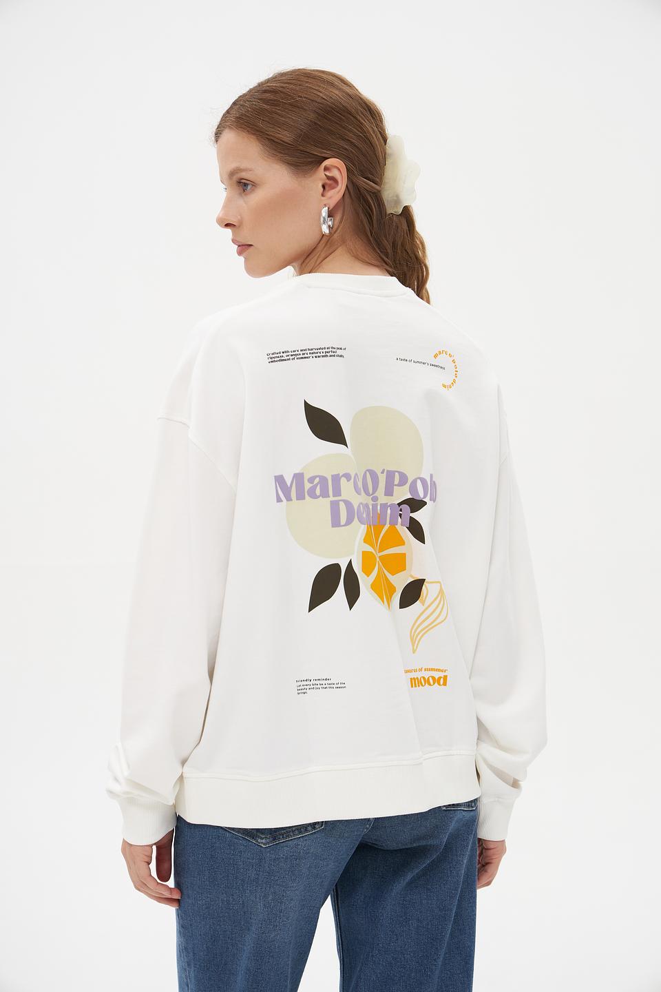 Пуловер Marc O Polo DENIM с принтом