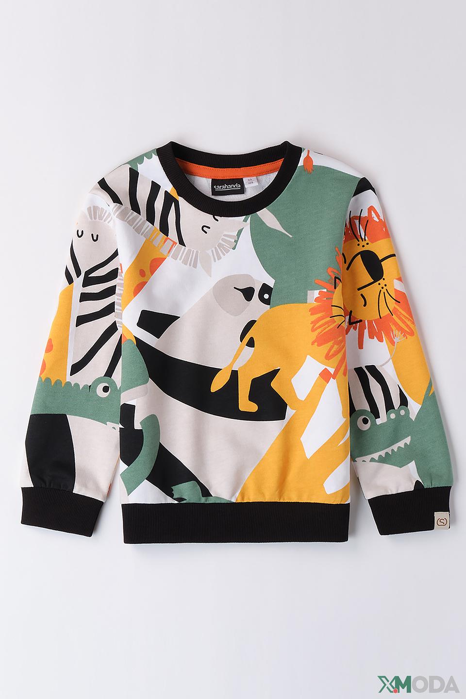 Джемпер Sarabanda с принтом животных