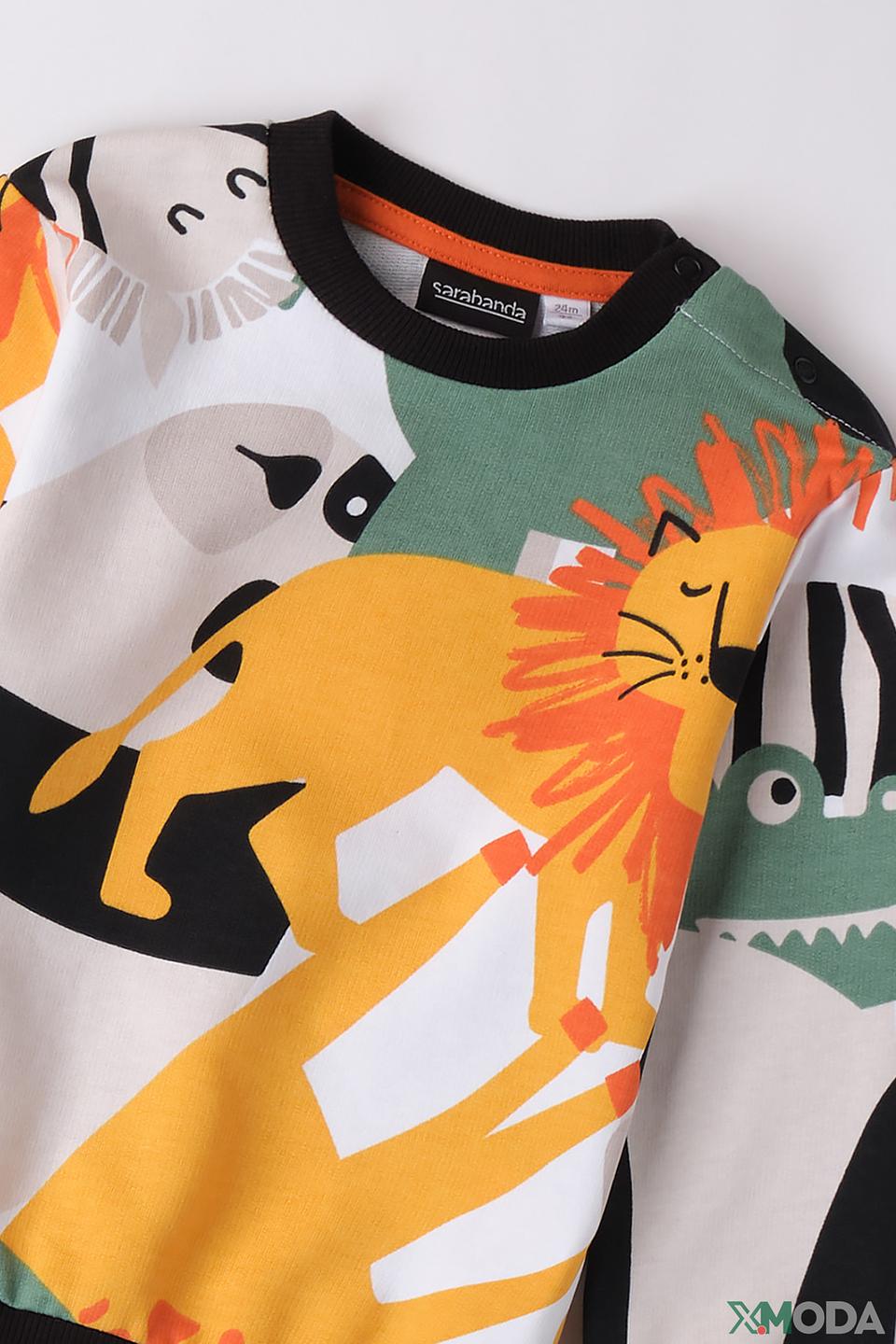 Джемпер Sarabanda с принтом животных